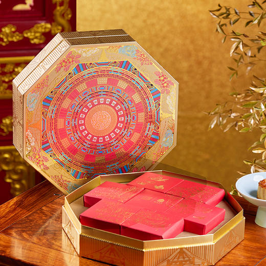 2025朕的心意 月明华屋系列  八角盒 延芳盒 六珑盒 宝殿盒 中秋月饼礼盒 故宫食品 来自故宫的礼物 商品图6