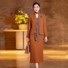 YBY L847气质职业套装裙时尚女神范西装连衣裙两件套