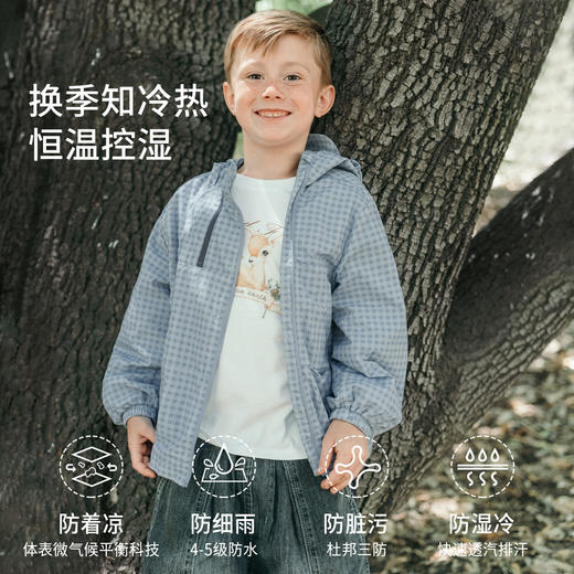 【宝宝服饰】嫚熙童装儿童外套男童连帽夹克秋季男宝上衣 商品图1