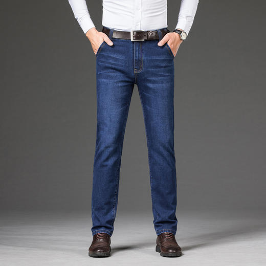 【DYG】大依优型大码男装胖男士显瘦牛仔裤男修身弹力韩版牛仔裤男加肥加大码裤子 商品图6