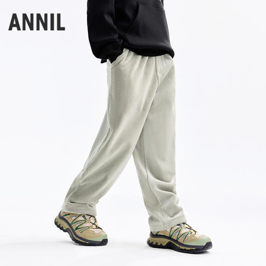 男童全腰针织夹裤冬季新款安奈儿童装EB546619 商品图0