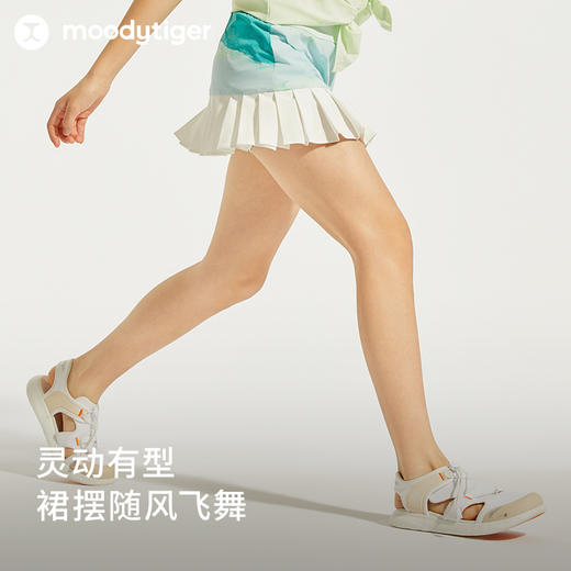 moodytiger夏新女童运动休闲拼接百褶半身裙【DR】42211804 商品图3