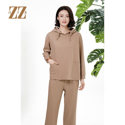 佐尔美冬季上新 简约百搭100%绵羊毛上衣短外套女E34ZD26 商品图2