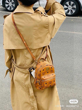 MCM迷你双肩三件套（迷你双肩+钱包+小狗挂件）