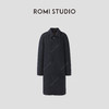 ROMI STUDIO“棕标甄选”澳洲绵羊毛山羊绒翻领毛呢大衣RWCWWG4870 商品缩略图1