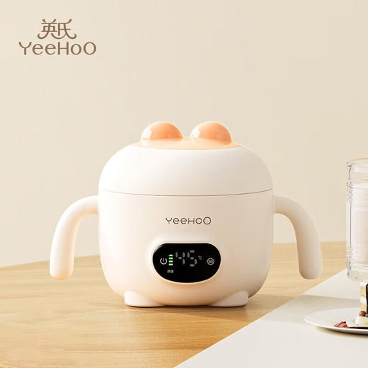 英氏萌萌恒温碗 C60B 米白色 商品图0