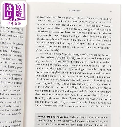 【中商原版】永远的爱犬 让你的犬类伙伴更年轻 更健康 更长寿的神奇科学 The Forever Dog 英文原版 Rodney Habib 商品图2