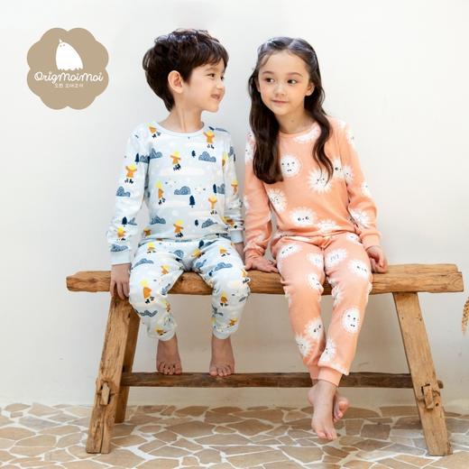 【云优选 】韩国moimoi末一末一 儿童保暖内衣套装儿童家居服（230丝麻棉中等厚度） 商品图7