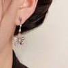 【预售3天】春季新款气质时尚甜美百搭锆石花朵流苏耳坠小众轻奢设计感耳环女M02-425 商品缩略图0