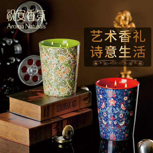 【祝安】艺术家系列香氛蜡烛917克乳木果蜡持久扩香无黑烟木香礼物 商品图0