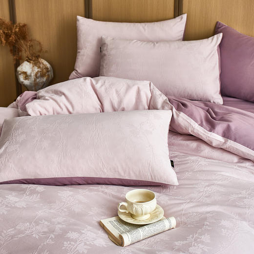 【热卖推荐】自然醒60支轻奢提花磨毛四件套系列HS 商品图2