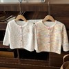 西蒙日记·韩版彩纱毛毛衣针织开衫LCCSMY★ 商品缩略图1