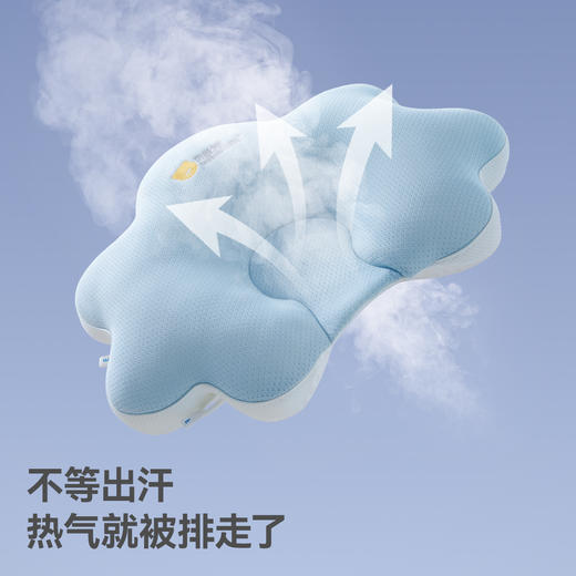 贝肽斯婴儿定型枕0到6个月以上新生儿防偏头矫正头型云朵宝宝枕头 商品图4