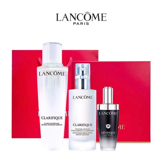 优选丨【保税直发】LANCOME兰蔻护肤三件套组 极光水150ml+极光精华乳75ml+小黑瓶肌底液30ml送礼盒礼袋 商品图1