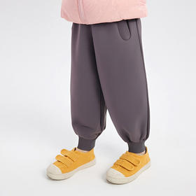 笛莎Deesha 童装女童裤子2025冬新款女童插袋松紧螺纹束脚裤