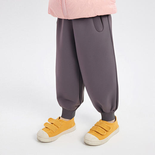 笛莎Deesha 童装女童裤子2025冬新款女童插袋松紧螺纹束脚裤 商品图0