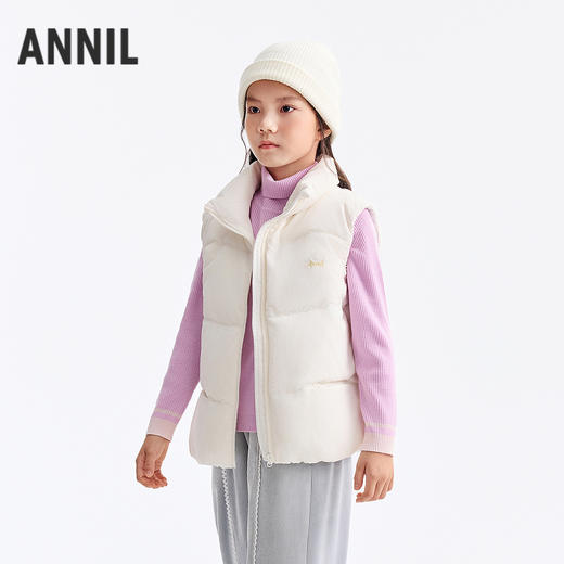 女童立领羽绒马甲冬季新款安奈儿童装EG542569 商品图2