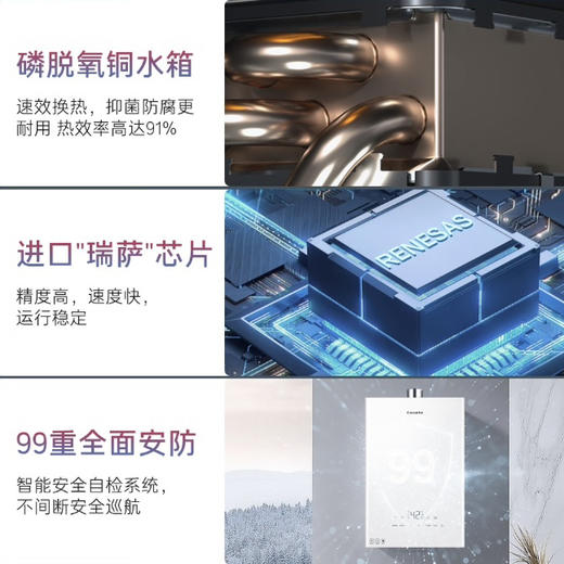 卡萨帝（Casarte）热水器 JSQ31-16CJL白精灵(12T)U1 商品图9