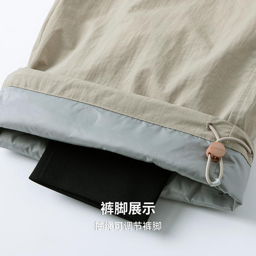 【抗静电&抑菌】圣得西男工装机能羽绒裤2025秋新款宽松直筒长裤 商品图8