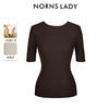 NORNS LADY诺恩 【鱼骨纹】秋季新款中袖毛针织衫时尚上衣 H25SD08483-12.1 商品缩略图4