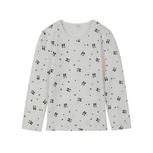 【萌趣满印熊猫纯棉套装】SCHIESSER舒雅童装男童长袖长裤保暖套装95%棉5%氨纶170g   3B/25274W 商品图2