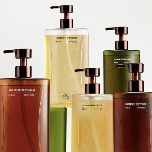 第三代升级【浴见·红松籽修护沐浴油】纯植物精粹5种油脂 保湿修护不油腻 秋冬干皮救星 商品图5