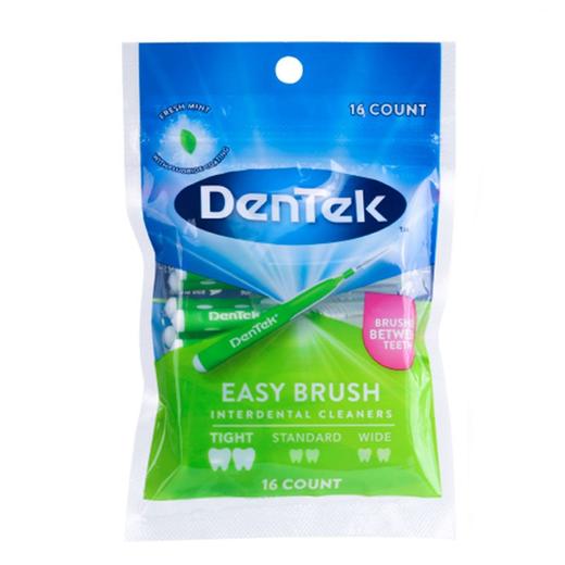 美国正品dentek德泰克紧密牙缝刷16支 可重复使用柔软刷头效期26年3月27日 商品图1