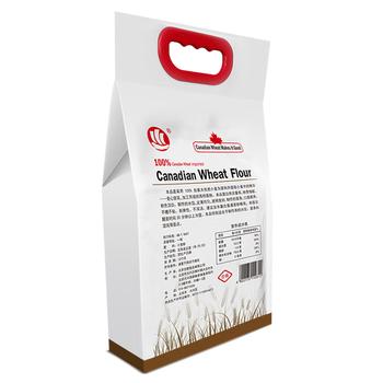 古船加拿大小麦面粉5斤进口原料高筋小麦粉烘焙饺子粉烙饼面粉 商品图0