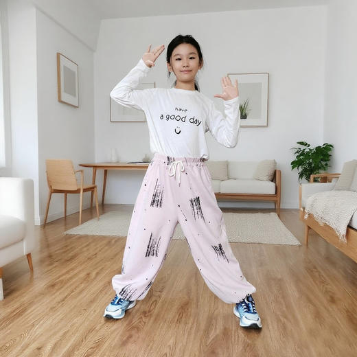 【49.9元/2条任选】儿童涂鸦裤秋季男童女童休闲裤韩版宝宝裤子运动裤 商品图1