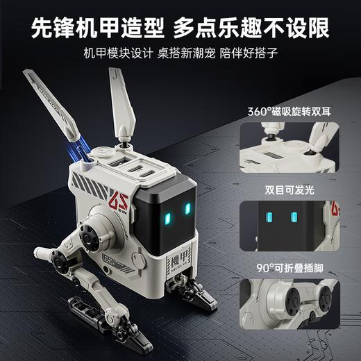 重力星球（GravaStar） 狗氮A65系列PD快充 65W氮化镓三口充电器 白色 商品图3