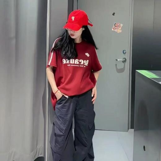 NC圆领美式短袖T恤50629（红） 秋季 153011400321 商品图0