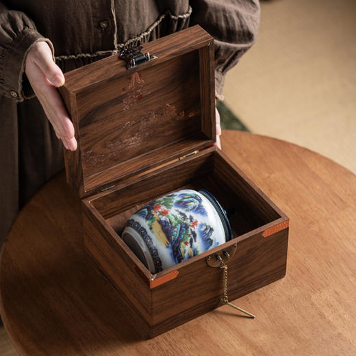 山影【小单瓷罐  兰色】50元一套/一箱16套 商品图2