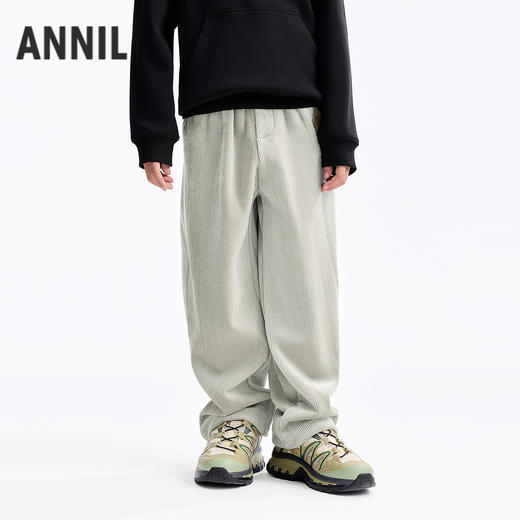 男童全腰针织夹裤冬季新款安奈儿童装EB546619 商品图2