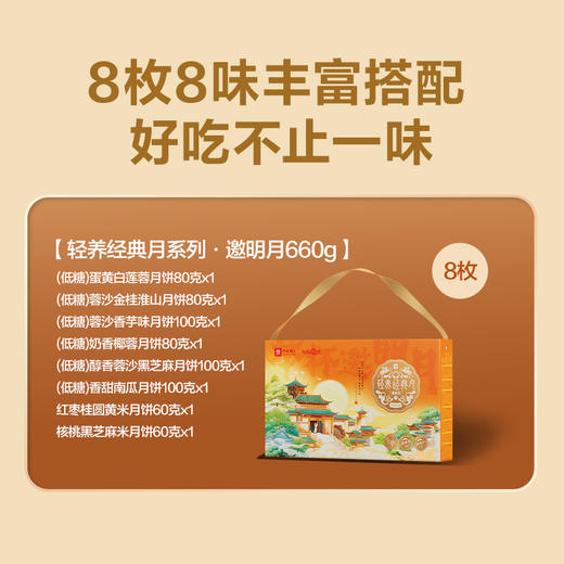 2025年中秋良品铺子 轻养经典月·邀明月660g 商品图1