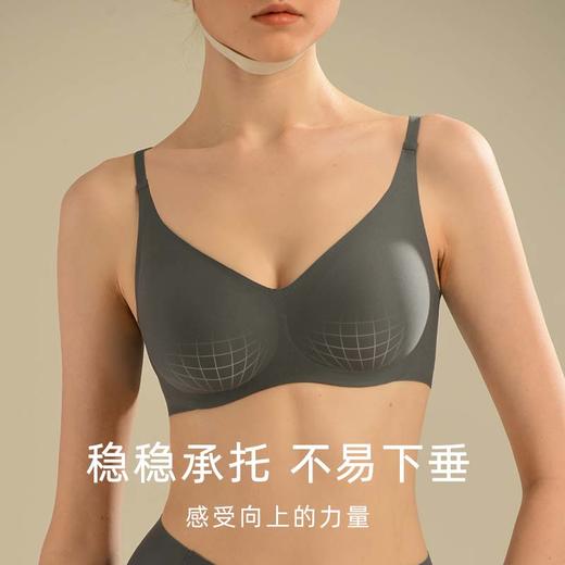 素肌良品猫嘴杯文胸 | 上薄下厚杯、轻盈又舒适、小胸聚拢、稳稳承托 商品图3