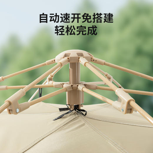 何大屋 传奇小镇三用黑胶帐篷HDW1517 商品图6