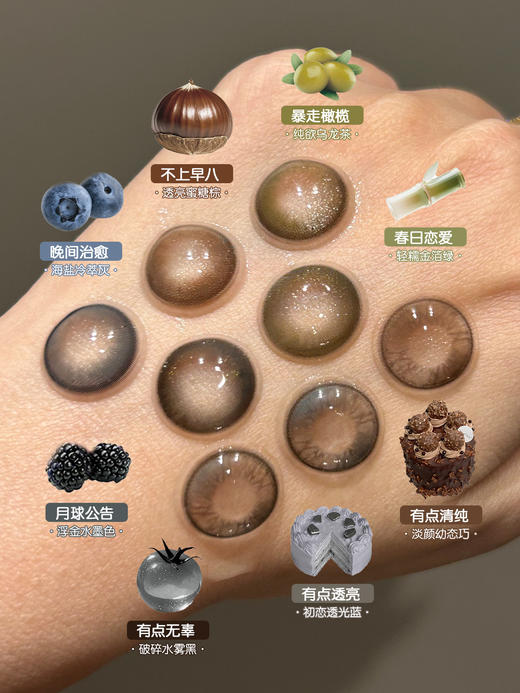 Breeze·半年抛合集  68/副 98两副 108三副  15款网感氛围瞳误闯天家！国产0-800度<一副两片> 商品图1