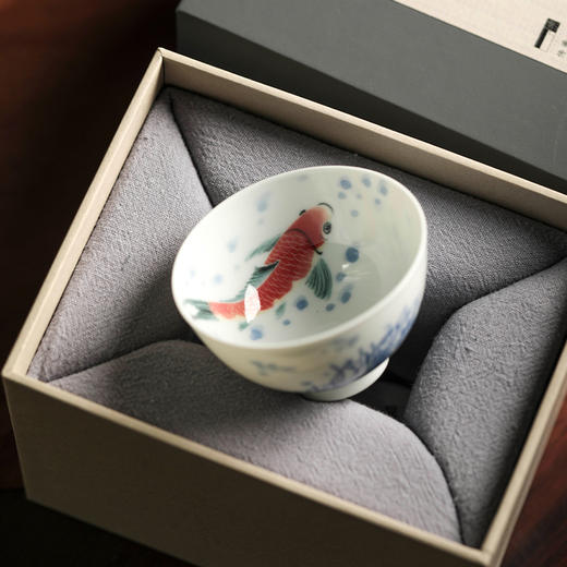 【一儒堂青花加彩匠心手作】青花加彩茶席雅物 传宫廷之美 承景德之器 商品图6