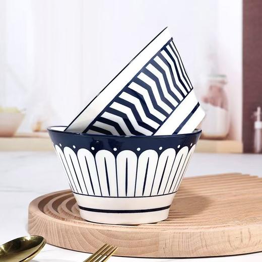 Trees&wind五英寸斗笠碗8个装|高脚设计防烫易端，可蒸/烤微波炉，耐高温能进洗碗机 商品图4