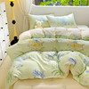 自然醒全棉印花100全棉床上四件套夏天纯棉被套床单宿舍被罩三件套床品NH161 商品缩略图8