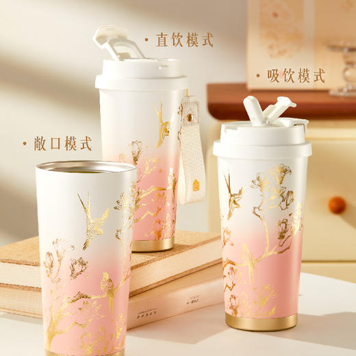 【故宫杯子】玉堂富贵保温杯大容量高颜值文创七夕教师节生日礼物 商品图2