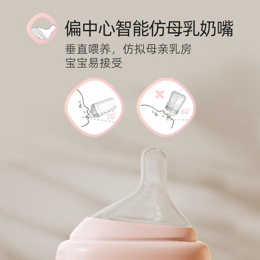 Hegen海格恩 婴儿奶瓶150ml+240ml+2个储存瓶盖礼盒装 商品图1