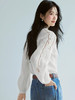 伊芙丽重工镂空刺绣上衣衬衫082804 商品缩略图0