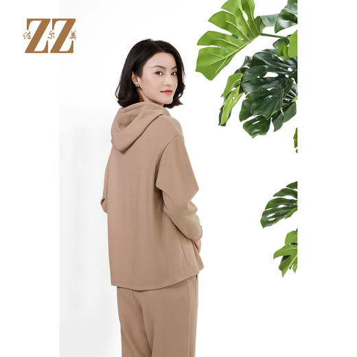 佐尔美冬季上新 简约百搭100%绵羊毛上衣短外套女E34ZD26 商品图4