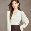 「自」全新升级【铂金会员183/天猫239/差价56】(01003)洛诗琳新款蕾丝拼接雪纺衫2025秋季设计感气质雪纺衬衫女 商品缩略图3