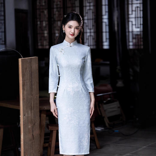 MYJ 新中式旗袍日常气质清新改良连衣裙 商品图0