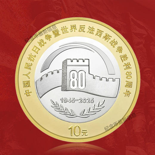 【包邮】胜利80周年纪念币 商品图0