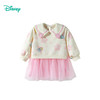迪士尼童装春秋季女童洋气卫衣裙小女孩米妮黛丝印花长袖连衣裙ZD3EQ001 商品缩略图4