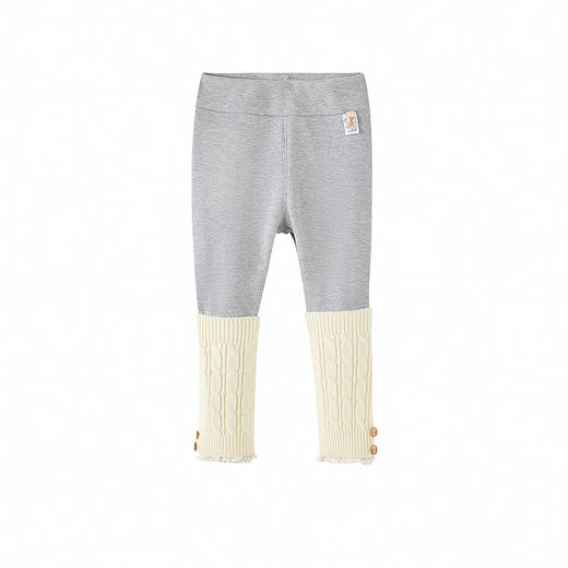 笛莎Deesha 童装女童裤子2025冬新款女童优雅芭蕾风打底裤 商品图4