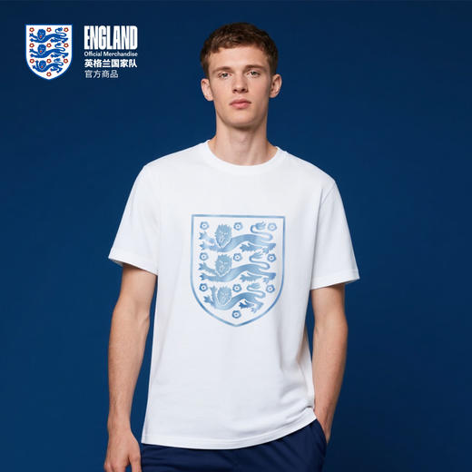 【官方正版】英格兰国家队 | 夏季新款白色T恤基础款短袖运动休闲 商品图0
